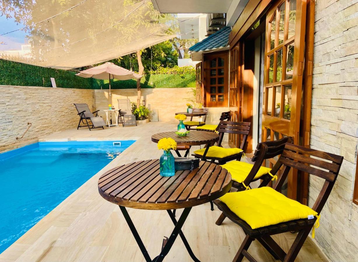 Roshani Pool Villa Gurgaon - 7Br #Privatepool #Villa #Bungalow #Garden #Staycation Dış mekan fotoğraf